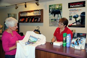 Shopping in store in main building