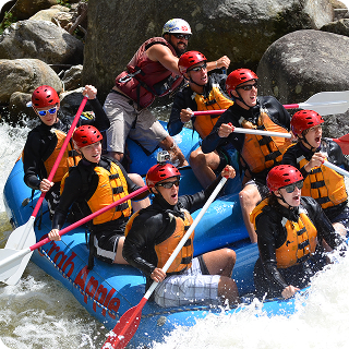 Rafting on the Deerfield River Monroe Bridge Section