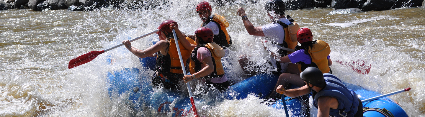 group whitewater rafting